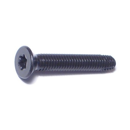 Saberdrive 5/16"-18 x 2 in Torx Flat Machine Screw, Black Phosphate Steel, 115 PK 51281